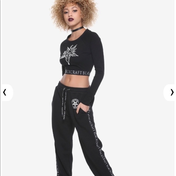 ❌SOLD❌ Blackcraft Baphomet Crop Top - Picture 3 of 3